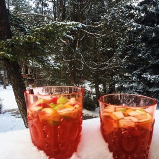 Winter Rosé Sangria l Cooking in my Genes l cookinginmygenes.com