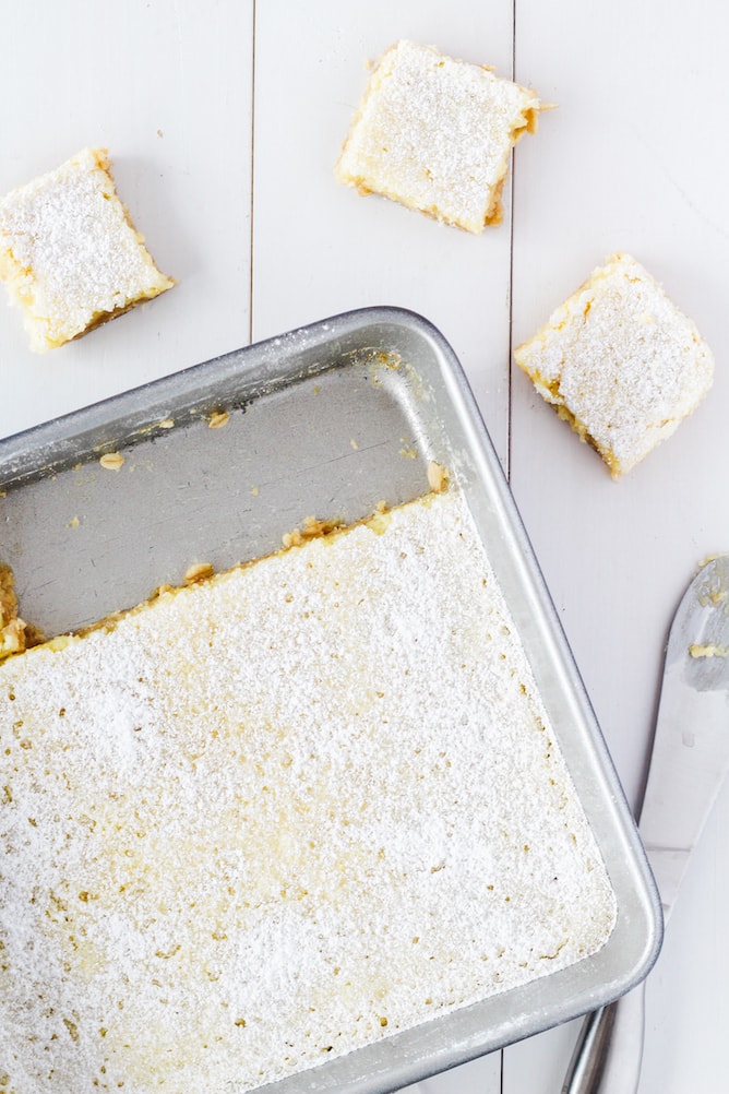 Lemon Squares | cookinginmygenes.com