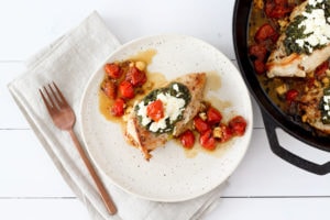 Pesto Baked Chicken | cookinginmygenes.com