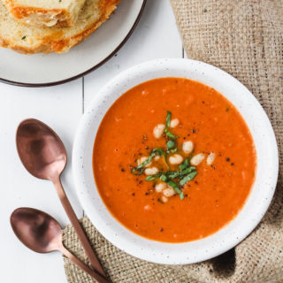 Roasted Tomato Soup | cookinginmygenes.com