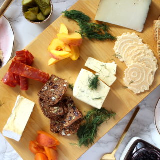 Cheese & Charcuterie Board l cookinginmygenes.com