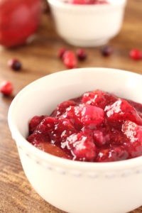 Cranberry-Pear Chia Seed Jam | cookinginmygenes.com