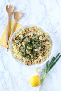 Delicious Shrimp Pasta | cookgininmygenes.com