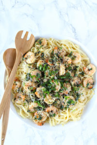 Delicious Shrimp Pasta | cookgininmygenes.com
