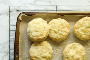 Cheddar-Thyme Biscuits | cookinginmygenes.com