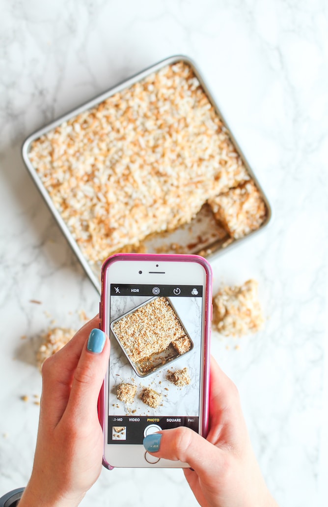 Almond Butter Squares l cookinginmygenes.com