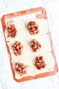 Strawberry Rhubarb Hand Pies | cookinginmygenes.com