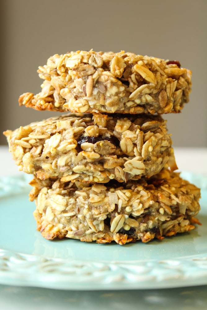 Banana Coconut Breakfast Cookies | cookinginmygenes.com