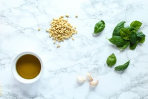 Easy Basil Pesto | cookinginmygenes.com