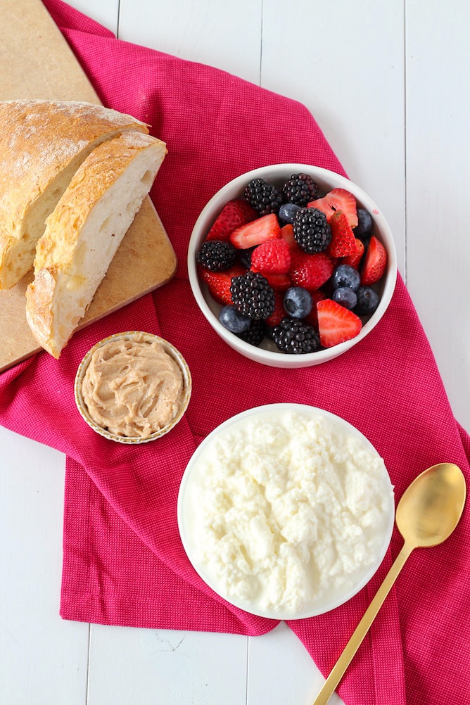 Summer Berries on Toasted Sourdough | cookinginmygenes.com