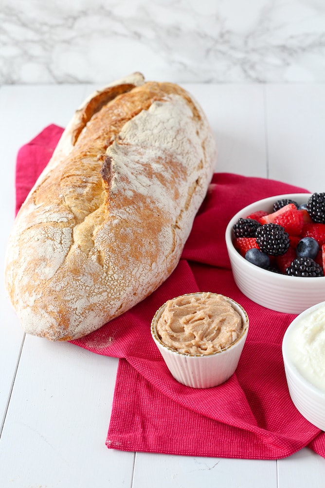 Summer Berries on Toasted Sourdough | cookinginmygenes.com