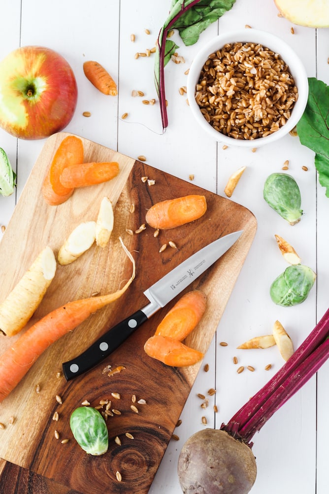 Roasted Harvest Vegetable Bowl | cookinginmygenes.com