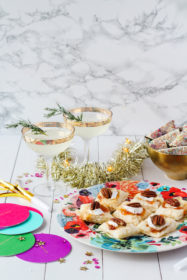 A Sparkling New Years Eve Party Menu Sparkling New Year's Eve Party Menu | cookinginmygenes.com