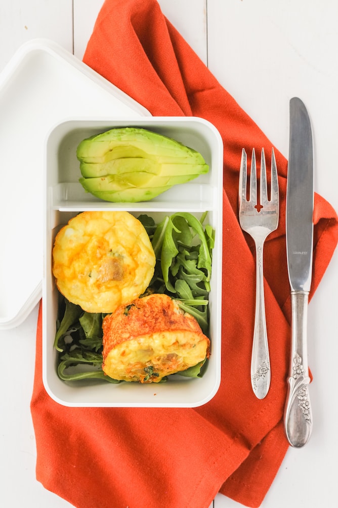 Savoury Turkey Breakfast Sausage Egg Muffins | cookinginmygenes.com