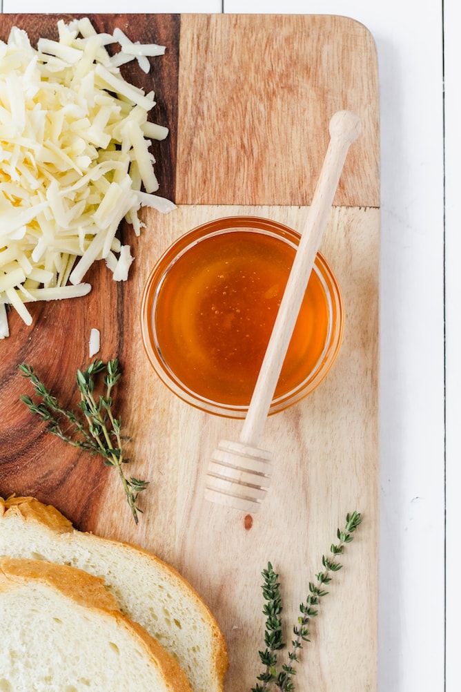 Cheddar and Gruyere Grilled Cheese Sandwich