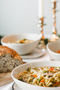 Chicken Noodle Soup for a Winter Gathering | cookinginmygenes.com