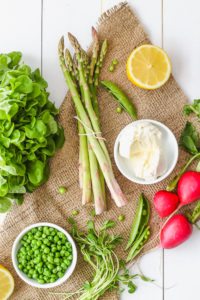 Market Spring Vegetable Salad | cookinginmygenes.com