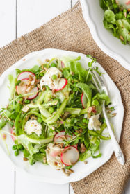 Market Spring Vegetable Salad | cookinginmygenes.com