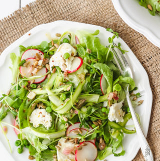 Market Spring Vegetable Salad | cookinginmygenes.com