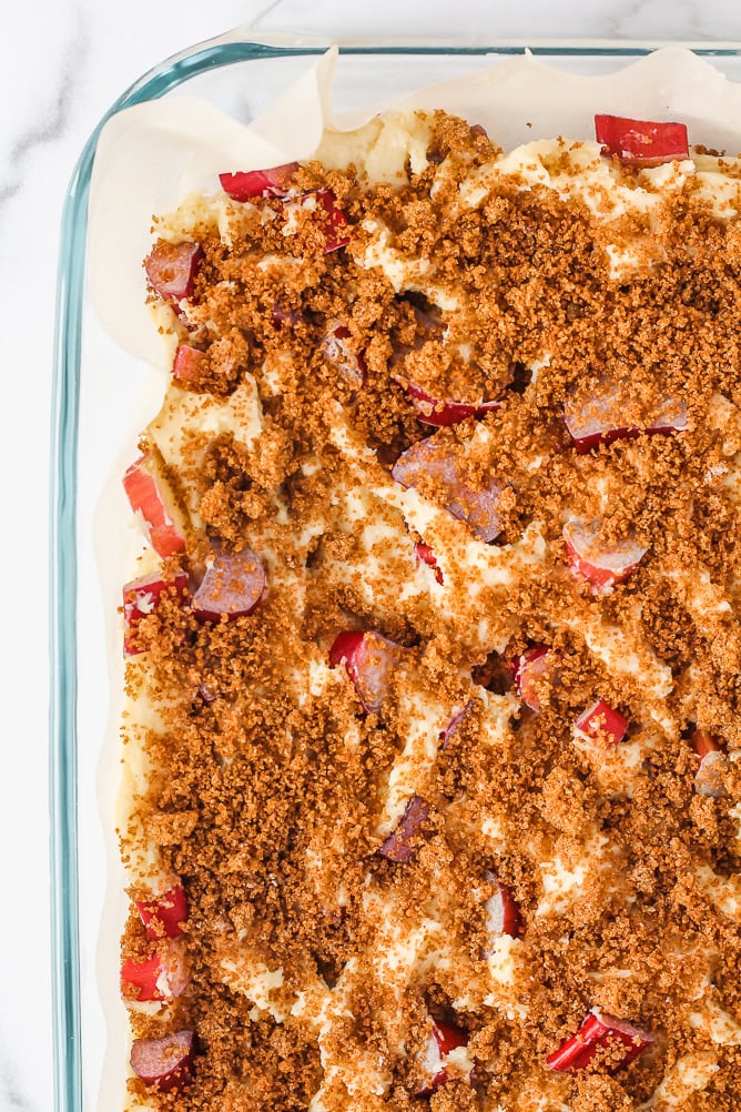 Rhubarb Cake | cookinginmygenes.com