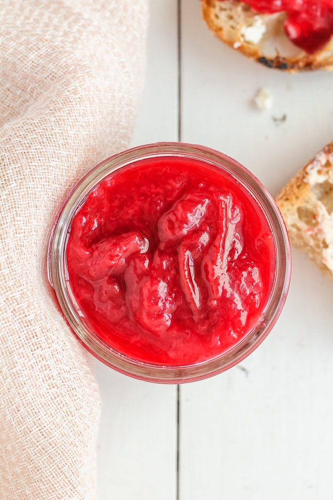 Easy Plum Jam | cookinginmygenes.com