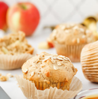 Apple Cinnamon Oatmeal Muffins