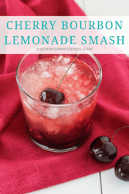Cherry Bourbon Lemonade Smash