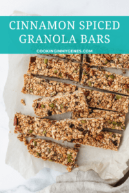 Cinnamon Spiced Granola Bars