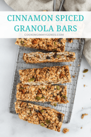 Cinnamon Spiced Granola Bars