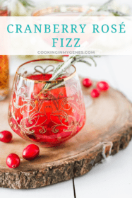 Cranberry Rosé Fizz