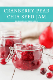 Cranberry-Pear Chia Seed Jam