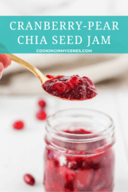 Cranberry-Pear Chia Seed Jam
