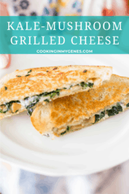 Kale-Mushroom Grilled Cheese