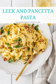 Leek & Pancetta Pasta