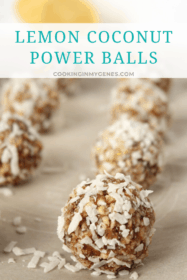 Lemon Coconut Power Balls