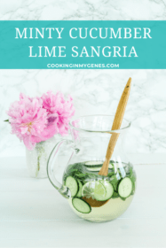 Minty Cucumber Lime Sangria
