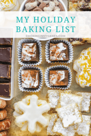 My Holiday Baking List