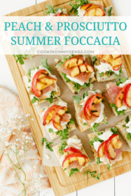 Peach & Prosciutto Summer Foccacia