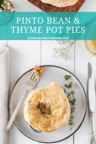 Pinto Bean & Thyme Pot Pies