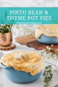 Pinto Bean & Thyme Pot Pies