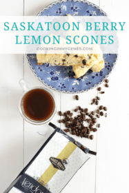 Saskatoon Berry Lemon Scones