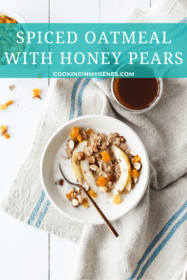 Spiced Oatmeal with Honey Pears