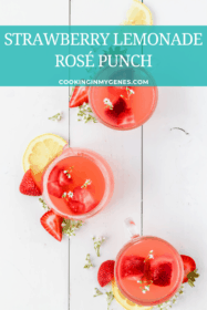 Strawberry Lemonade Rosé Punch