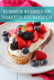 Summer Berries on Toasted Sourdough