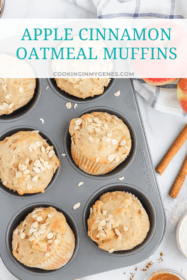 Apple Cinnamon Oatmeal Muffins