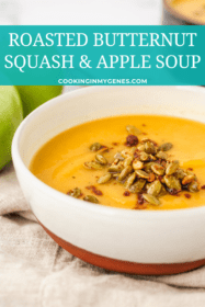 Roasted Butternut Squash & Apple Soup