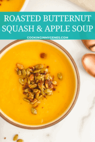 Roasted Butternut Squash & Apple Soup