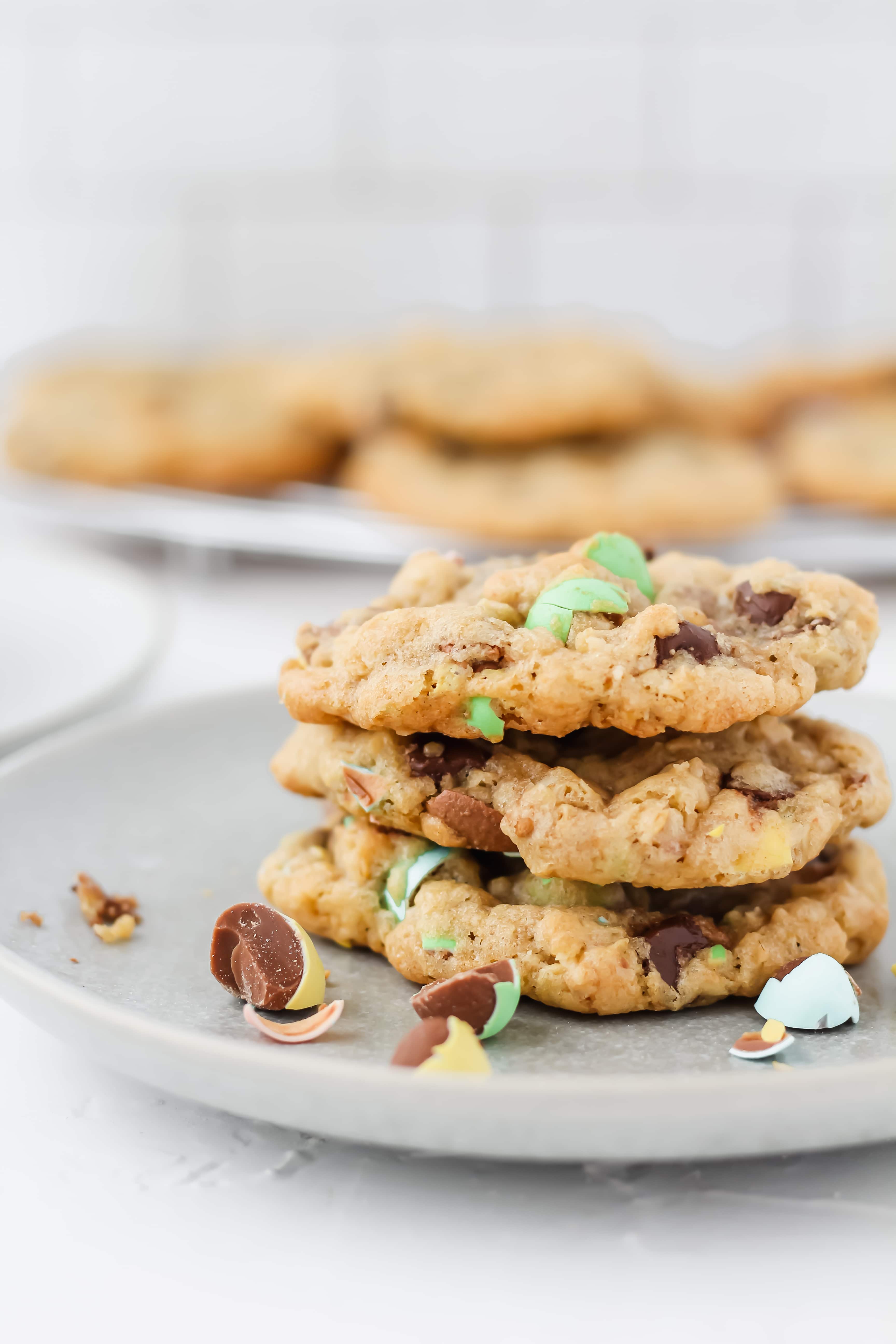 One Bowl Oatmeal Chocolate Chip Cookies