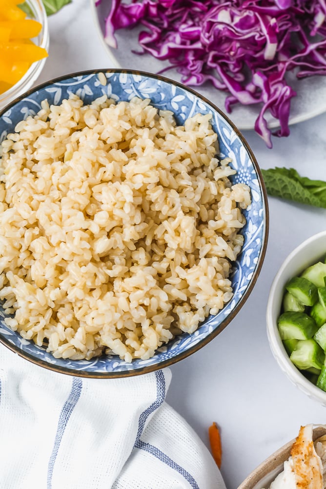 Peanut Chicken Power Bowls