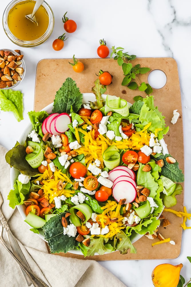 Summer Meal Prep for Vegetarians + Recipe for a Summer Salad